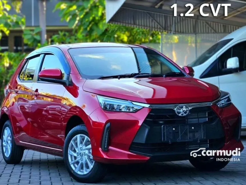 Jual Mobil Toyota Agya 2024 G 1.2 di Jawa Barat Automatic Hatchback Merah Rp 184.450.000