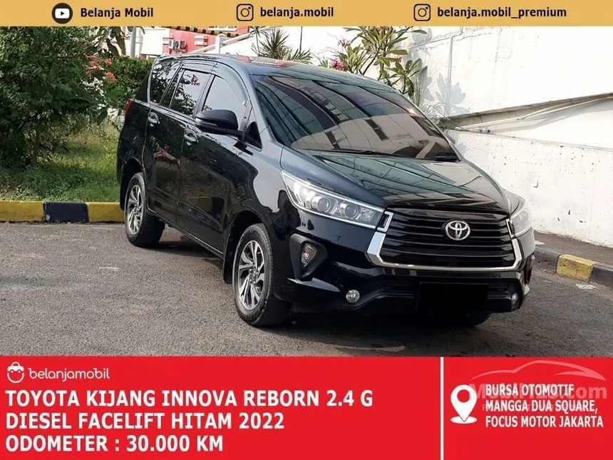 Jual Mobil Toyota Kijang Innova 2022 G 2.4 di Jawa Barat Automatic MPV Hitam Rp 349.000.000