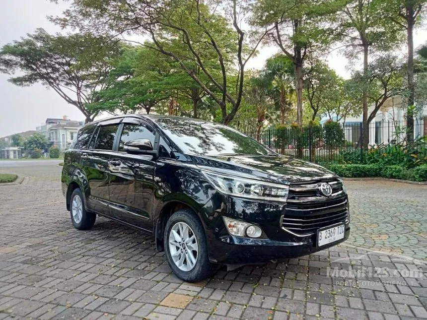 Jual Mobil Toyota Kijang Innova 2017 Q 2.0 di Banten Automatic MPV Hitam Rp 275.000.000