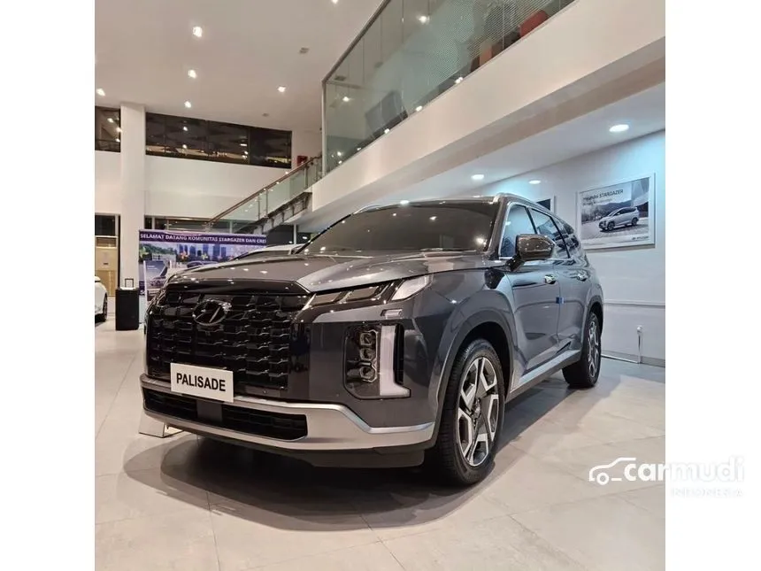 Jual Mobil Hyundai Palisade 2024 Signature AWD 2.2 di Banten Automatic Wagon Abu