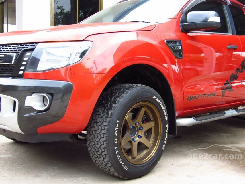 Ford Ranger 2013 OPEN CAB (ปี 12-15) WildTrak 2.2 เกียร์ธรรมดา สีส้ม ...