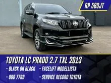 2013 Toyota Land Cruiser Prado 2.7 TX L SUV Facelift 2023 Modellista Black Hitam LC TXL Modelista