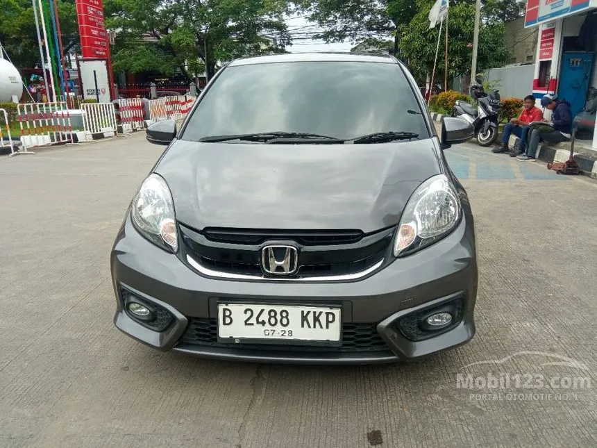 Jual Mobil Honda Brio 2018 Satya E 1.2 di Banten Automatic Hatchback Abu