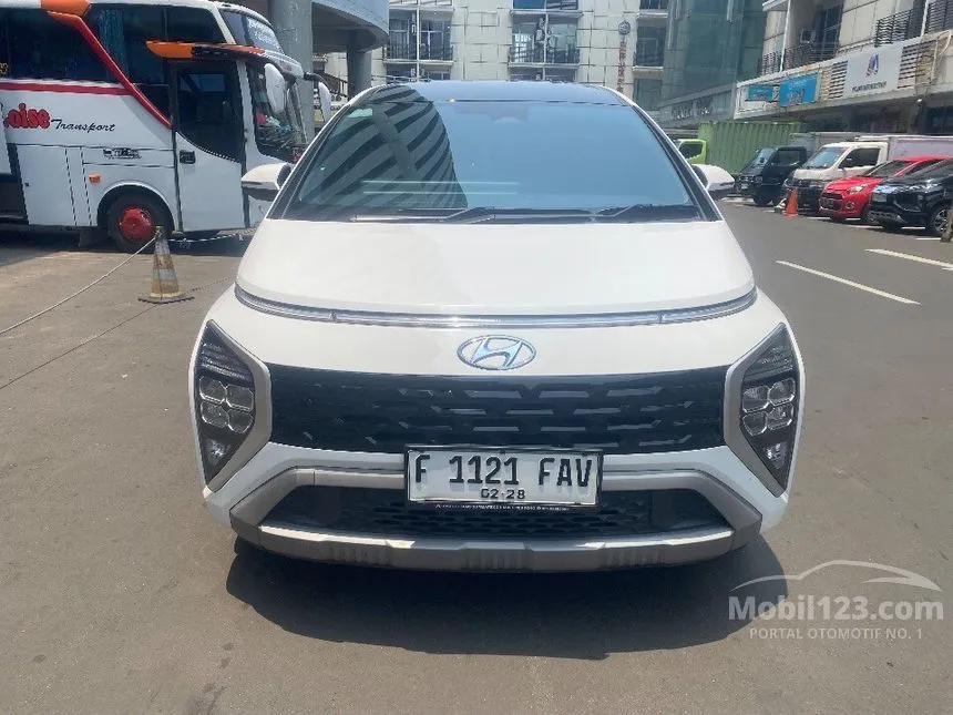 Jual Mobil Hyundai Stargazer 2022 Prime 1.5 di Jawa Barat Automatic Wagon Putih Rp 195.000.000