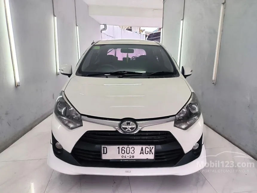 Jual Mobil Toyota Agya 2018 G 1.2 di Jawa Barat Automatic Hatchback Putih Rp 120.000.000
