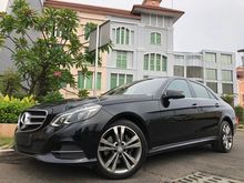 2014 Mercedes-Benz E250 2.0 Avantgarde Sedan Nik14 Facelift Km50rb Record Black On Brown TDP.125JT