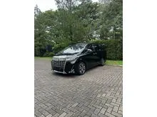 2019 Toyota Alphard 2.5 G MPV Black on Beige Odo 59 Rb (TEMRURAH)