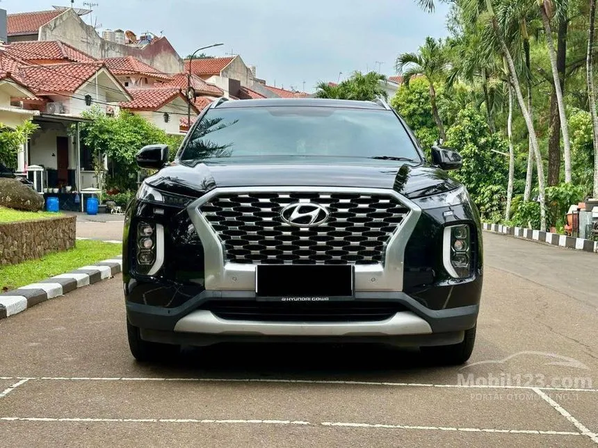 Jual Mobil Hyundai Palisade 2021 Signature AWD 2.2 di DKI Jakarta Automatic SUV Hitam Rp 625.000.000