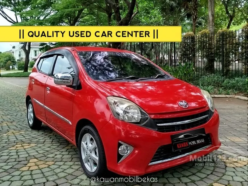 Jual Mobil Toyota Agya 2015 G 1.0 di DKI Jakarta Automatic Hatchback Merah Rp 90.000.000