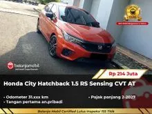 2022 Honda City 1.5 RS Honda Sensing Hatchback CVT AT Orange Pemakaian 2023 NIK 2022 [ GARANSI 5TH ]