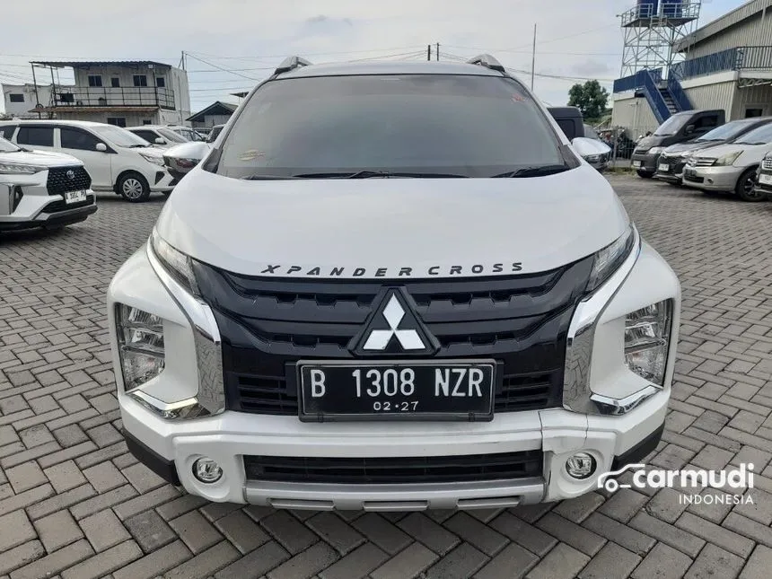 Jual Mobil Mitsubishi Xpander 2021 CROSS 1.5 di Banten Automatic Wagon Putih Rp 220.000.000