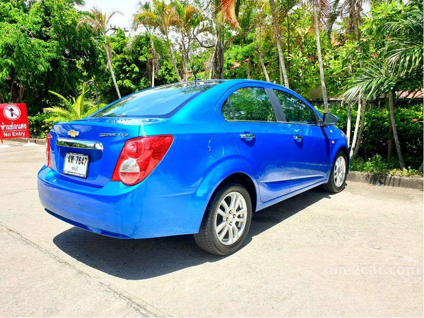 Chevrolet Sonic 2013 LTZ 1.4 in ภาคตะวันออก Automatic Sedan สีฟ้า for ...