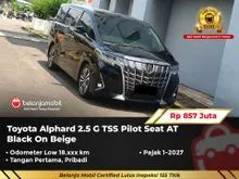 2023 Toyota Alphard 2.5 G MPV TSS Pilot Seat AT Black On Beige Pemakaian 2024 NIK 2023 [ LOW KM 18RB ]
