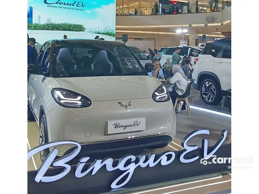 Jual Mobil Wuling Binguo EV 2024 410Km Premium Range di Banten Automatic Hatchback Putih Rp 329.999.999