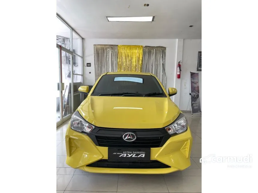 Jual Mobil Daihatsu Ayla 2024 X 1.0 di DKI Jakarta Manual Hatchback Kuning Rp 130.000.000