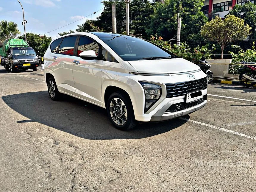 Jual Mobil Hyundai Stargazer 2023 Prime 1.5 di DKI Jakarta Automatic Wagon Putih Rp 232.000.000
