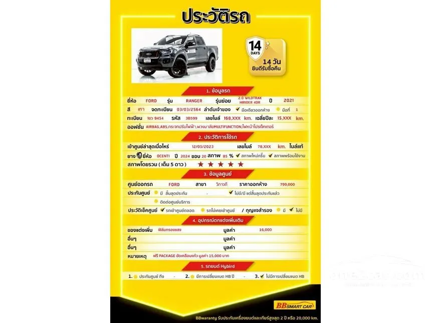 2021 Ford RANGER WildTrak Double Cab Pickup