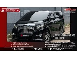 2015 Toyota Alphard 2.5 S MPV
