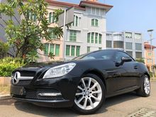 2012 Mercedes-Benz SLK200 1.8 CGI Convertible Reg.2015 Black On Beige Km18rb Antik Record ATPM TDP.175JT