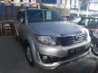 Jual Mobil Toyota Fortuner 2012 G 2.5 di Yogyakarta Automatic SUV Silver Rp 269.000.000