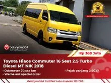 2018 Toyota Hiace 2.5 Commuter Van 16 Seat 2018 2019 [ GARANSI 5TH ]
