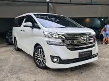 2017 Toyota Vellfire 2.5 G Van Wagon