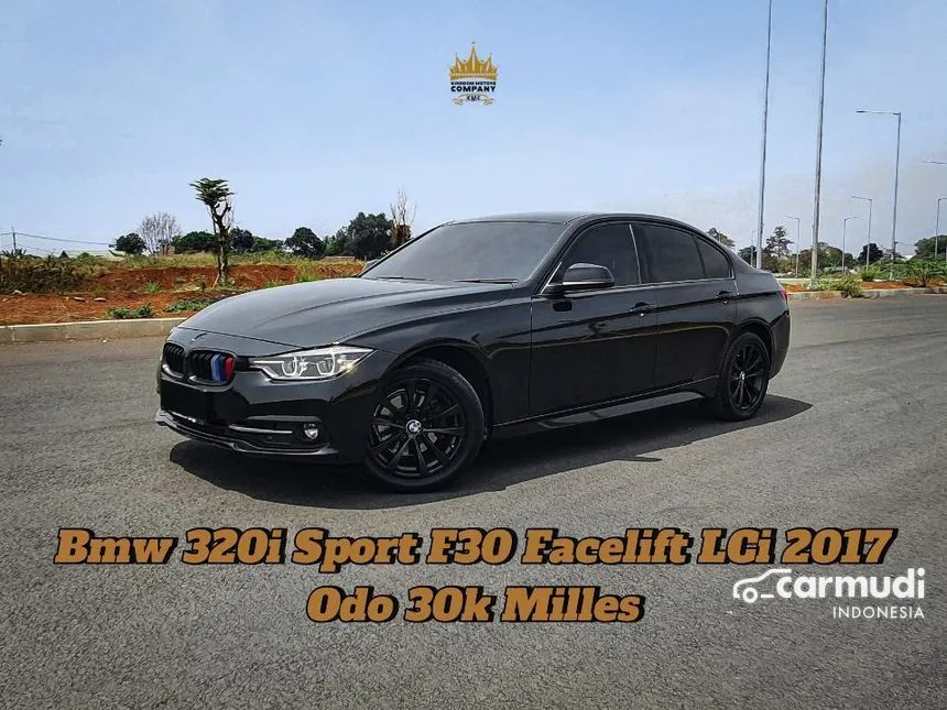 Jual Mobil BMW 320i 2017 Sport 2.0 di Banten Automatic Sedan Hitam Rp 365.000.000