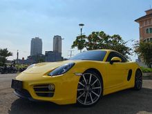 2013 Porsche Cayman 2.7 981 Coupe PDK Yellow On Black-Yellow Audio BOSE Full Sport Package TDP300JT Super Mulus Like New