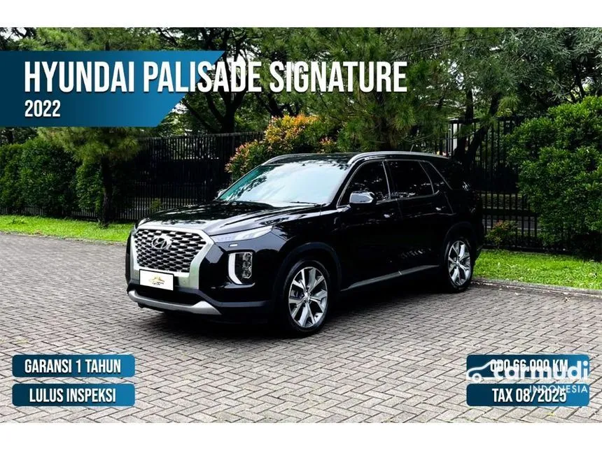 Jual Mobil Hyundai Palisade 2022 Signature 2.2 di Banten Automatic SUV Hitam Rp 625.000.000