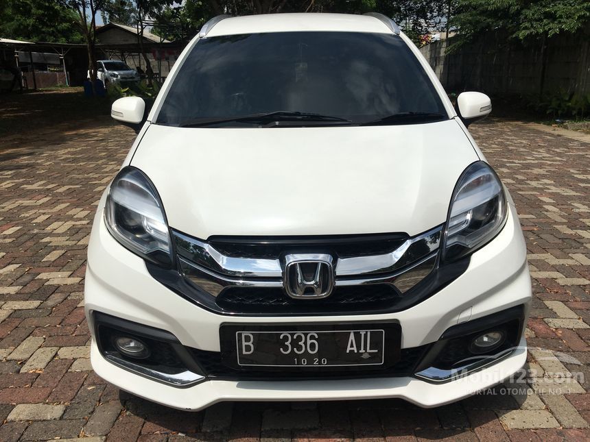 Jual Mobil Honda Mobilio 2015 RS 1.5 di Jawa Barat Automatic MPV Putih