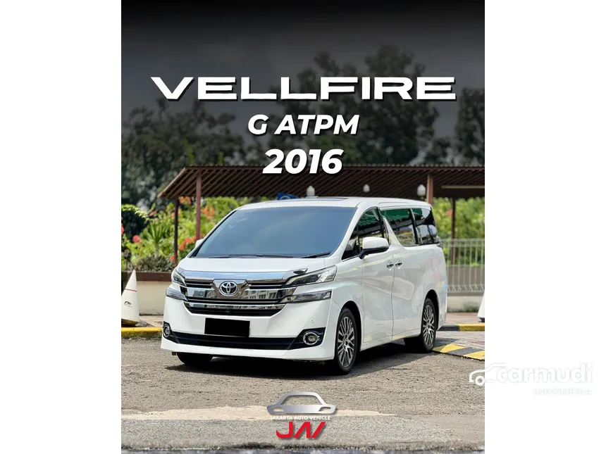 2016 Toyota Vellfire G MPV