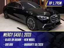 2023 Mercedes-Benz S450L 3.0 Luxury 4MATIC Sedan Black on Brown Hitam Mercy S 450 L 450L S450