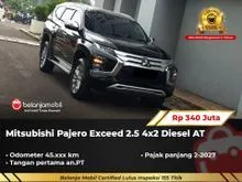 2022 Mitsubishi Pajero Sport 2.5 Exceed SUV 4x2 Diesel AT Hitam NIK 2022 [ GARANSI 5TH ]