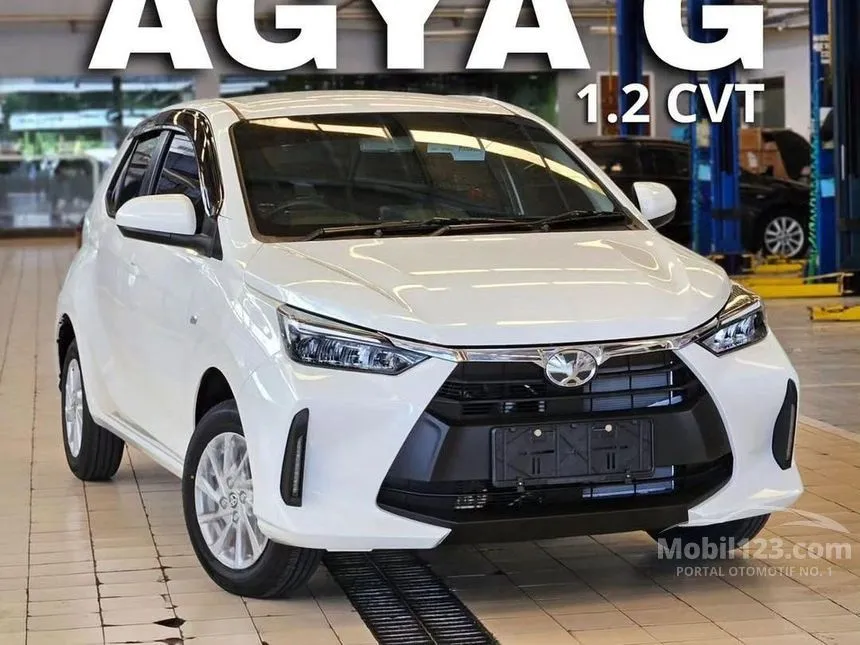 Jual Mobil Toyota Agya 2024 G 1.2 di Jawa Barat Automatic Hatchback Putih Rp 186.000.000