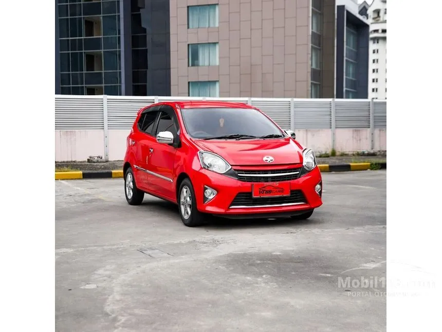 Jual Mobil Toyota Agya 2015 G 1.0 di DKI Jakarta Automatic Hatchback Merah Rp 80.000.000