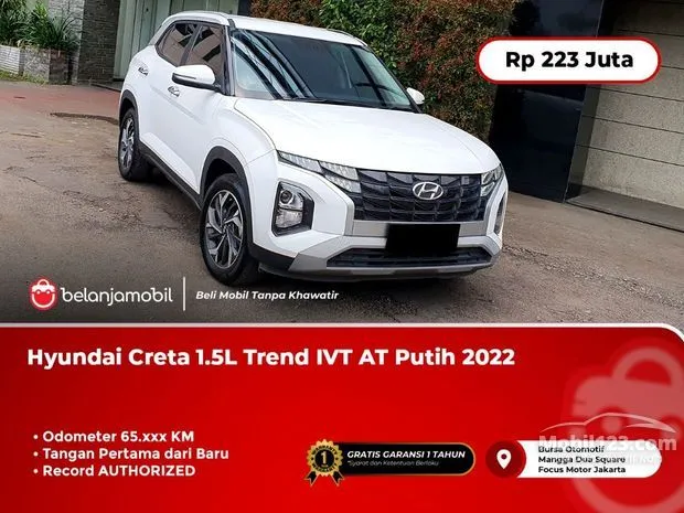 Jual Hyundai Creta Bekas 2022 di Indonesia Harga Murah, Kondisi Terbaik ...