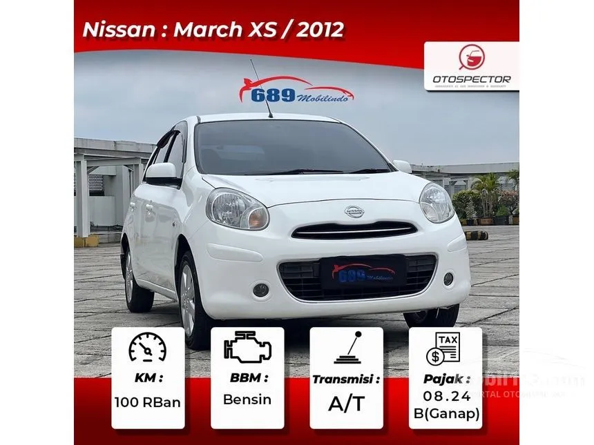 Jual Mobil Nissan March 2012 XS 1.2 di DKI Jakarta Automatic Hatchback Putih Rp 85.000.000