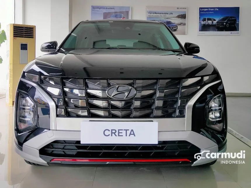 Jual Mobil Hyundai Creta 2023 Trend 1.5 di Banten Manual Wagon Hitam Rp 259.000.000