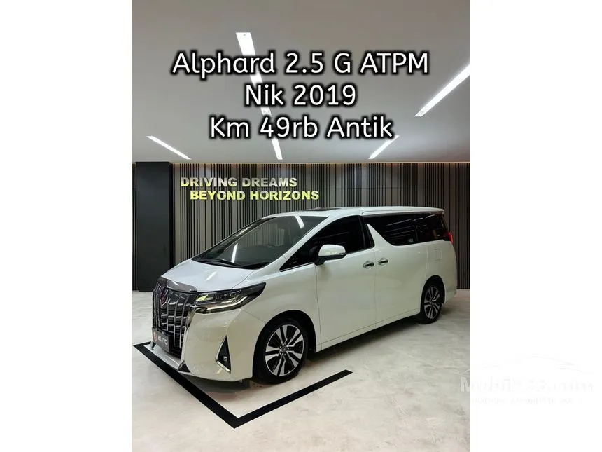 2019 Toyota Alphard G MPV