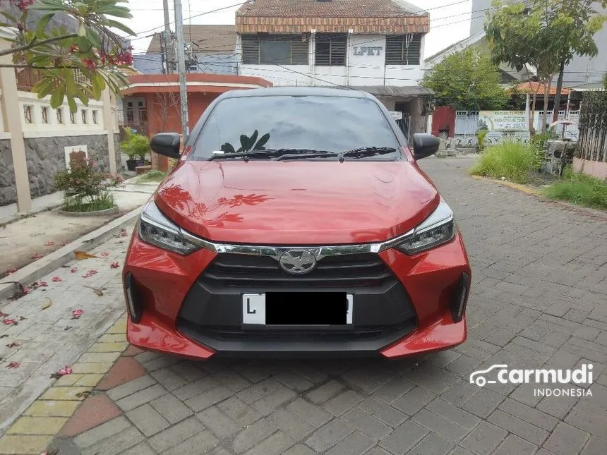 Jual Mobil Toyota Agya 2023 G 1.2 di Jawa Timur Manual Hatchback Merah Rp 172.000.000