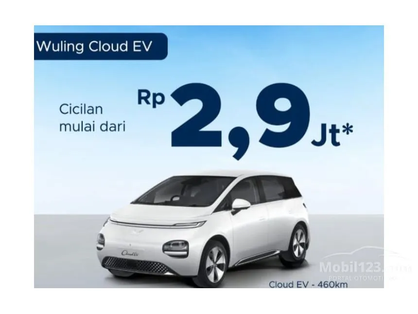Jual Mobil Wuling Cloud EV 2024 EV di DKI Jakarta Automatic Hatchback Hitam Rp 398.000.008