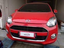 2014 Daihatsu Ayla 998 X mt terawat dijual di malang