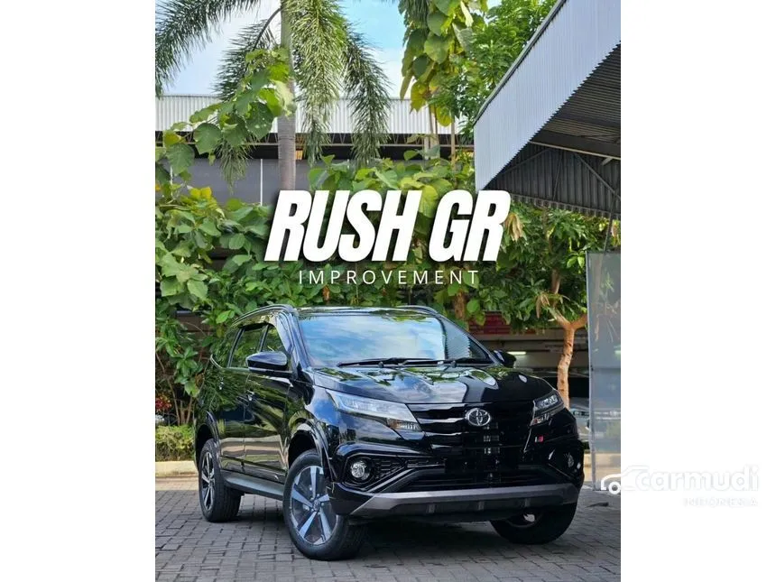 Jual Mobil Toyota Rush 2024 S GR Sport 1.5 di Banten Manual SUV Hitam Rp 295.000.000