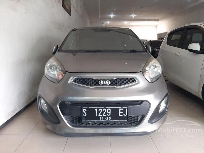 Jual Mobil KIA Picanto 2013 SE 3 1.2 di Jawa Timur Automatic Hatchback Abu