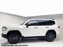 2023 Toyota Land Cruiser 3.3 300 GR-S (Premium Colour) SUV TLC 300 GRS. LC GR SPORT. TIRE BF GOODRICH. ANTIK 9 Rb KM Only. HARGA BEST DEAL NEGO YA