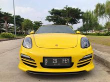 2012 Porsche Boxster 2.7 981 Convertible Yellow on Brown 2012/2013 Pajak 2022Plat 2 Angka Low Miles Well Maintained
