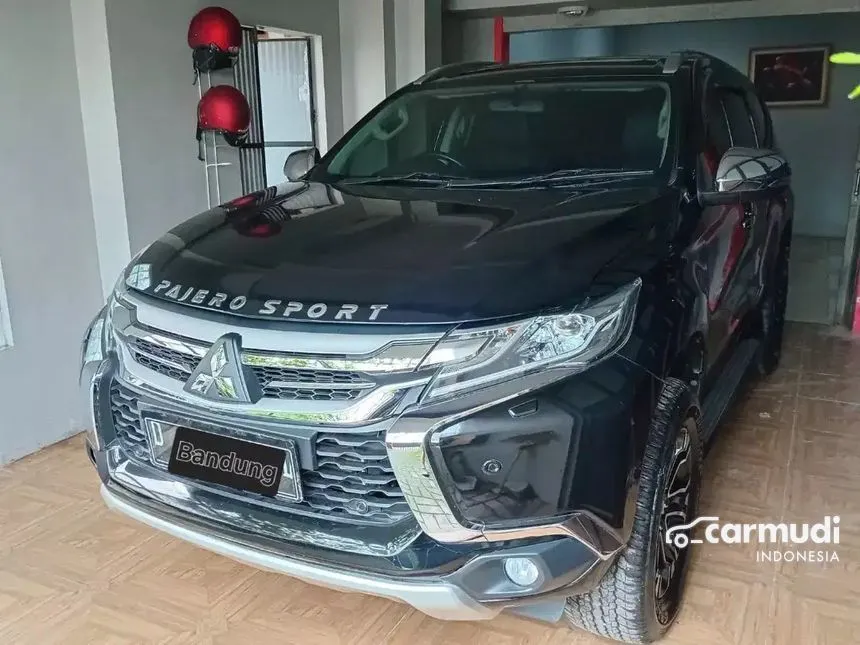 Jual Mobil Mitsubishi Pajero Sport 2018 Dakar Rockford Fosgate 2.4 di Jawa Barat Automatic SUV Hitam Rp 445.000.000