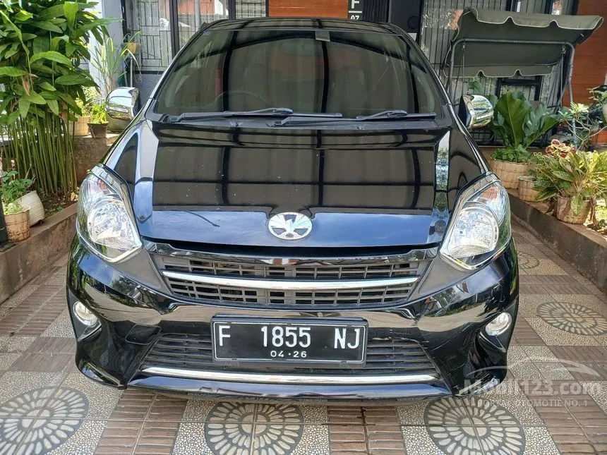 Jual Mobil Toyota Agya 2016 G 1.0 di Jawa Barat Manual Hatchback Hitam Rp 88.000.000