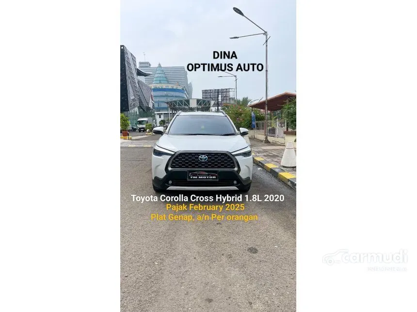 Jual Mobil Toyota Corolla Cross 2020 Hybrid 1.8 di DKI Jakarta Automatic Wagon Putih Rp 360.000.000