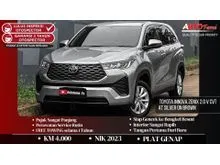 2023 Toyota Kijang Innova Zenix 2.0 V (Premium Color) MPV KM 4.000 PERAK Toyota Innova Zenix 2.0 V CVT AT Silver On Brown Pemk 2024 Tgn 1 Dr Br NIK 20